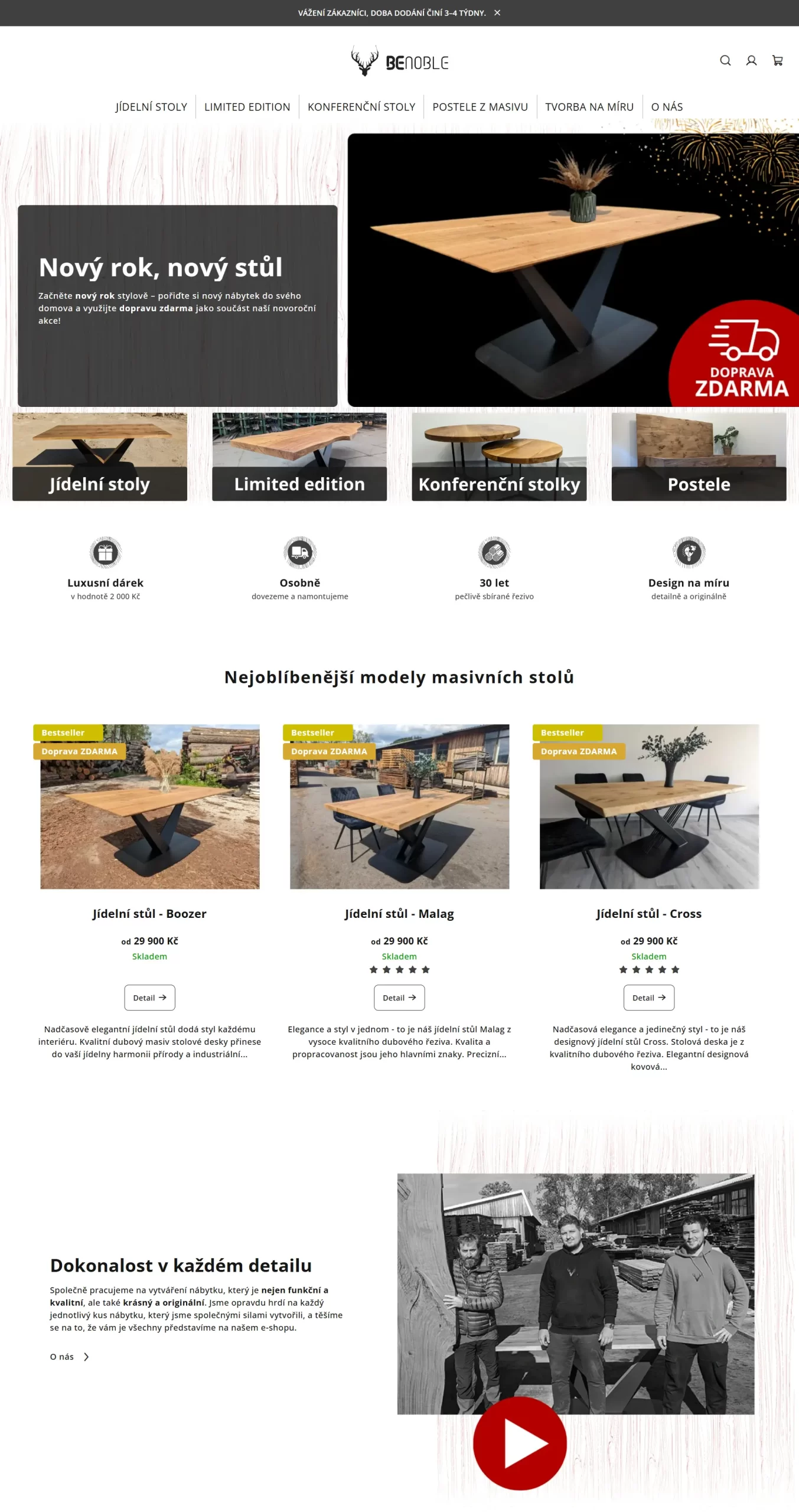 Benoble - HP  Redesign eshopu