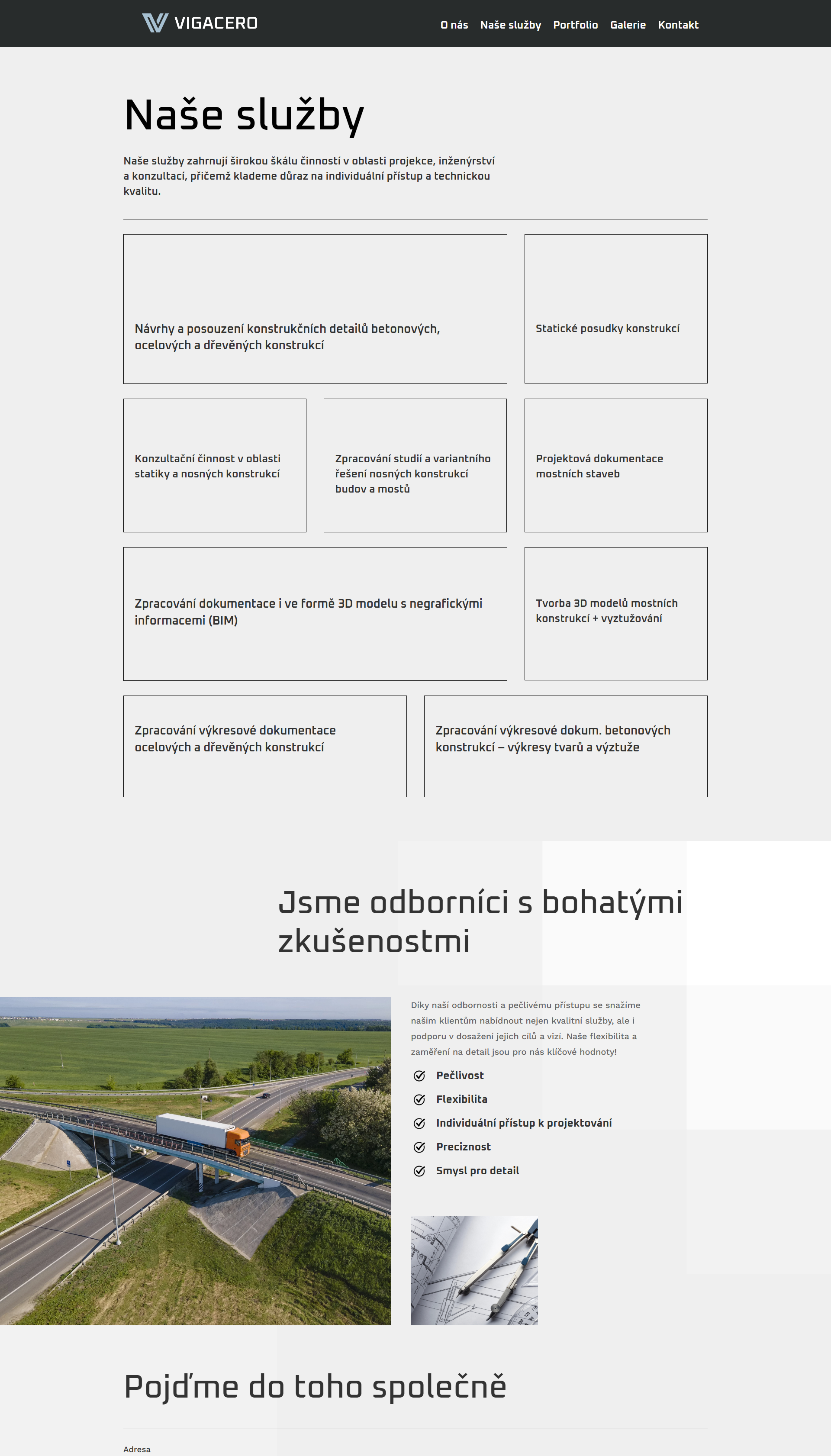Vigacero - Naše služby - ořez Redesign eshopu
